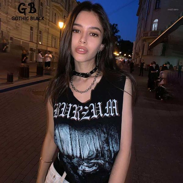 gothblack fashion loose letter printing o neck tshirt women gothic dark sleeveless casual summer chic streetwear outfits women's t-shi, White
gothblack fashion loose letter printing o neck tshirt women gothic dark sleeveless casual summer chic streetwear outfits women's t-shi, White