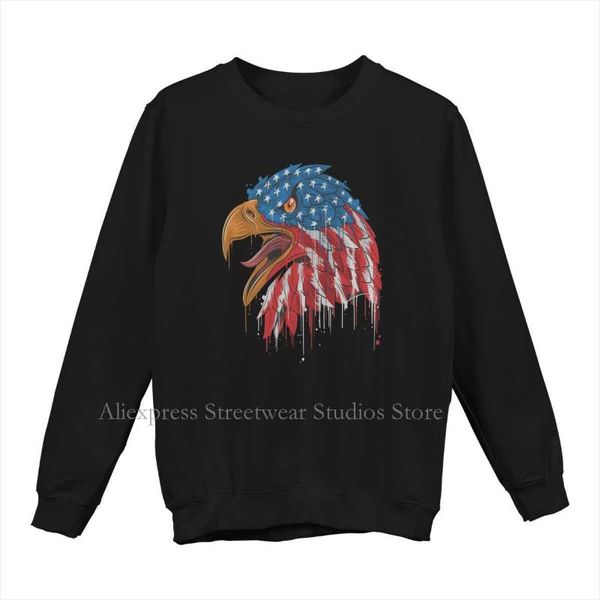 men's hoodies & sweatshirts eagle independence usa flag america long sleeve sweater classic man t-shirts grunge loose o-neck cloth, Black
men's hoodies & sweatshirts eagle independence usa flag america long sleeve sweater classic man t-shirts grunge loose o-neck cloth, Black