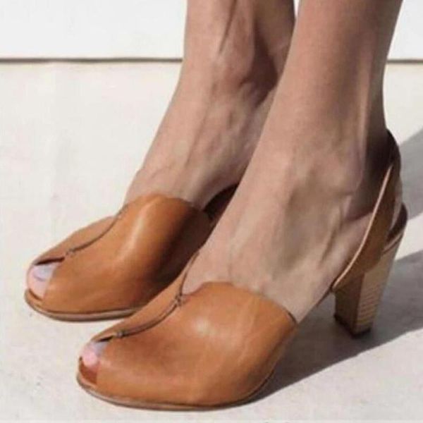 arrival vintage pu leather thick heel sandals buckle strap outside party shoes sandalia women pumps shoe shallow, Black
arrival vintage pu leather thick heel sandals buckle strap outside party shoes sandalia women pumps shoe shallow, Black