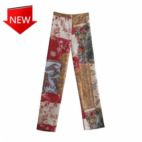 women's pants & capris elastic high waist spring loose suit trousers chic women elegant patchwork flower rose print za long female casu, Black;white
women's pants & capris elastic high waist spring loose suit trousers chic women elegant patchwork flower rose print za long female casu, Black;white