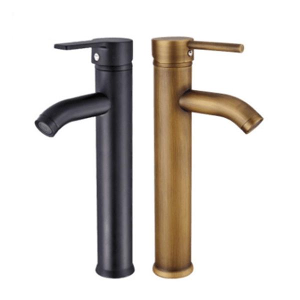 bathroom sink faucets black stainless steel for cold and water mixing platform basin
bathroom sink faucets black stainless steel for cold and water mixing platform basin