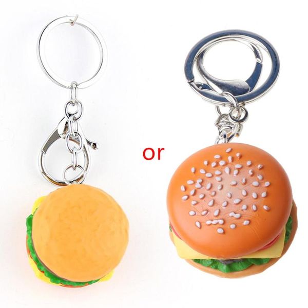 keychains hamburger cheeseburger polymer clay key chain simulation food pendant keyring for jewerly, Silver
keychains hamburger cheeseburger polymer clay key chain simulation food pendant keyring for jewerly, Silver