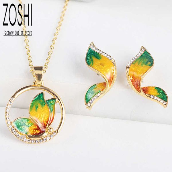 jewelry sets luxury designer bracelet 2pcs oil drop enamel butterfly set wedding party women pendant necklace crystal wing stud earring gold, Black
jewelry sets luxury designer bracelet 2pcs oil drop enamel butterfly set wedding party women pendant necklace crystal wing stud earring gold, Black