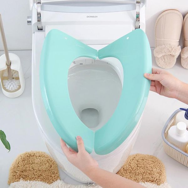 toilet seat covers folding plastic cover personal hygienic cushion public sanitary pad universal mat bathroom accessories
toilet seat covers folding plastic cover personal hygienic cushion public sanitary pad universal mat bathroom accessories