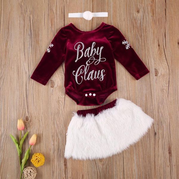 clothing sets baby & children's christmas toddler suit snowflake long-sleeves rompers + plush short skirt ball hairband set for girls, White
clothing sets baby & children's christmas toddler suit snowflake long-sleeves rompers + plush short skirt ball hairband set for girls, White
