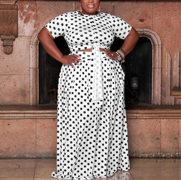 work dresses polka dot skirts sets women summer plus size 4xl 5xl & high waisted floor length fashion elegant evening night, White;black
work dresses polka dot skirts sets women summer plus size 4xl 5xl & high waisted floor length fashion elegant evening night, White;black