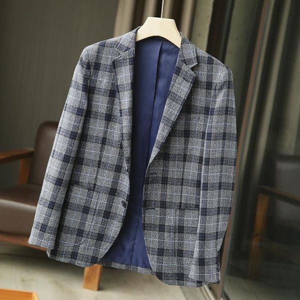 men's suits & blazers men blazer slim fit 2021 fall suit commuter fashion casual jacket clothing, White;black
men's suits & blazers men blazer slim fit 2021 fall suit commuter fashion casual jacket clothing, White;black