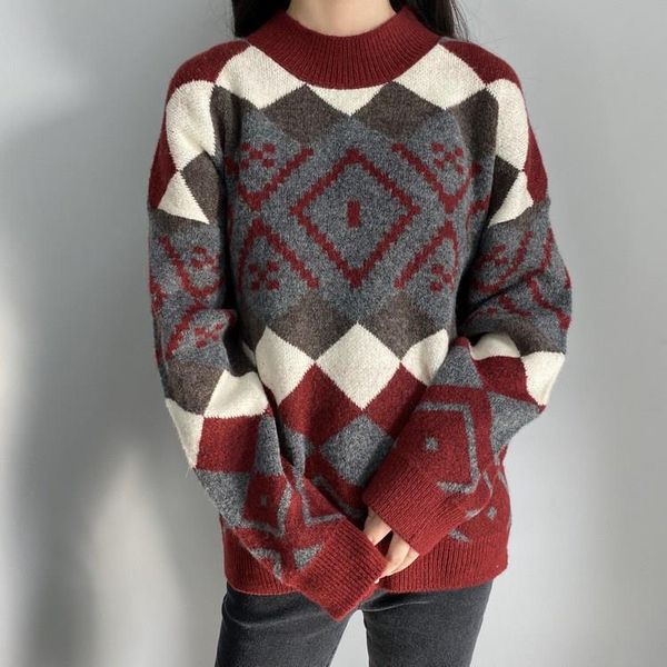 women's sweaters christmas sweater red women jumper winter girl pullover knitted soft mohair velvet student, White;black
women's sweaters christmas sweater red women jumper winter girl pullover knitted soft mohair velvet student, White;black