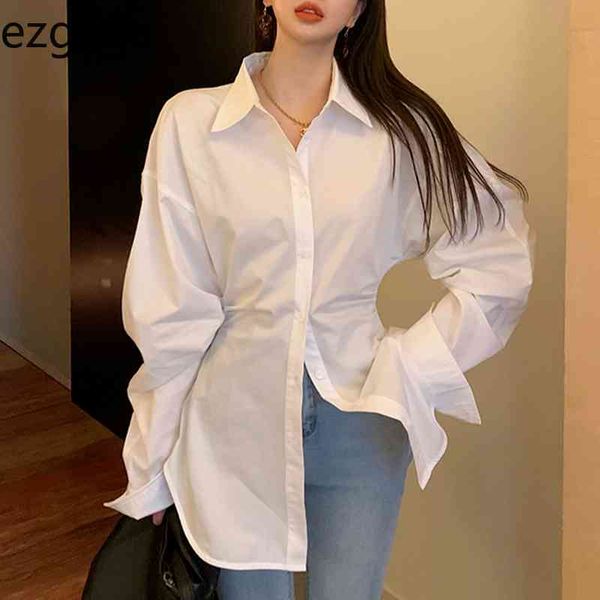 ezgaga elegant shirts women turn-down collar long sleeve solid loose korean chic all-match spring offic lady blouse fashion 210430, White
ezgaga elegant shirts women turn-down collar long sleeve solid loose korean chic all-match spring offic lady blouse fashion 210430, White