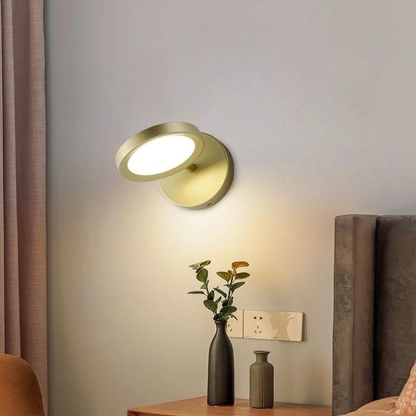 wall lamp modern 6w led lights nordic creative living room background minimalist bedroom 360° rotation lampshade light
wall lamp modern 6w led lights nordic creative living room background minimalist bedroom 360° rotation lampshade light