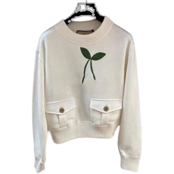 2021 women's sweatshirt style for autumn and winter candy color couple's cherry printed pattern, Black
2021 women's sweatshirt style for autumn and winter candy color couple's cherry printed pattern, Black