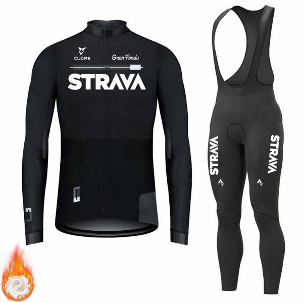 racing sets strava winter cycling jersey set warm bike clothes long sleeve mtb bicycle thermal fleece clothing ropa ciclismo, Black;blue
racing sets strava winter cycling jersey set warm bike clothes long sleeve mtb bicycle thermal fleece clothing ropa ciclismo, Black;blue