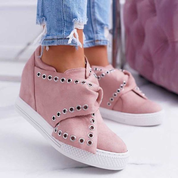 autumn winter women sneakers ladies suede bow tie slip on comfort vulcanized shoes female increase flats footwear y0907, Black
autumn winter women sneakers ladies suede bow tie slip on comfort vulcanized shoes female increase flats footwear y0907, Black