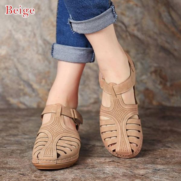 heflashor woman summer leather vintage sandals buckle casual sewing women shoes female ladies platform retro sandalias 36-46, Black
heflashor woman summer leather vintage sandals buckle casual sewing women shoes female ladies platform retro sandalias 36-46, Black