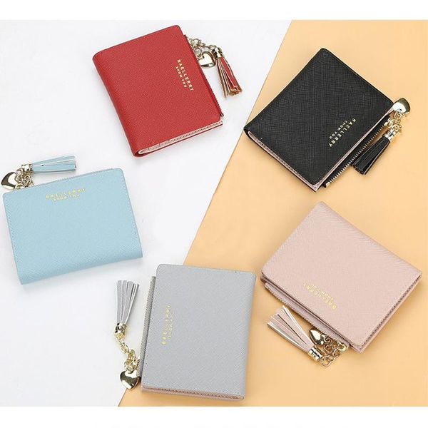 wallets women tassle holder wallet travel bifold short buckle purse multi-card position card brief fashion clutch bag, Red;black
wallets women tassle holder wallet travel bifold short buckle purse multi-card position card brief fashion clutch bag, Red;black