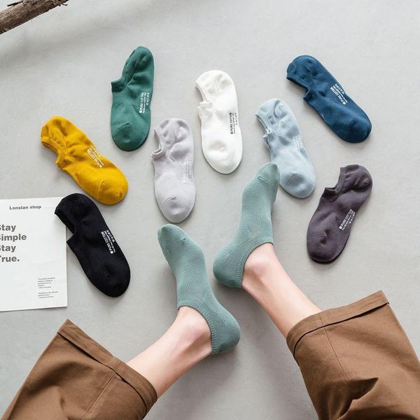 men's socks 100% cotton invisible no show non-slip summer solid color silicone short fashion comfortable ankle boat, Black
men's socks 100% cotton invisible no show non-slip summer solid color silicone short fashion comfortable ankle boat, Black