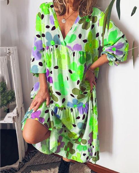 print 2020 spring and summer heap skirt v-neck dress women's new, White;black
print 2020 spring and summer heap skirt v-neck dress women's new, White;black