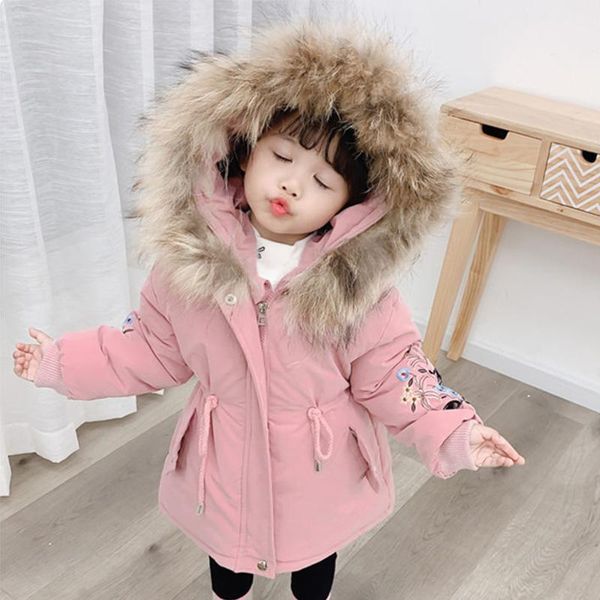 down coat 2021 fashion children winter jacket girls kids warm thick fur collar hooded coats for clothing, Blue;gray
down coat 2021 fashion children winter jacket girls kids warm thick fur collar hooded coats for clothing, Blue;gray