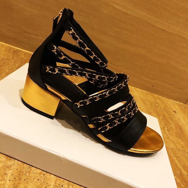 70% off wholesale flip-flops sandals gold woman high heel women genuine leather chain desgin zapatos de mujer summer shoes luxury new, Black
70% off wholesale flip-flops sandals gold woman high heel women genuine leather chain desgin zapatos de mujer summer shoes luxury new, Black