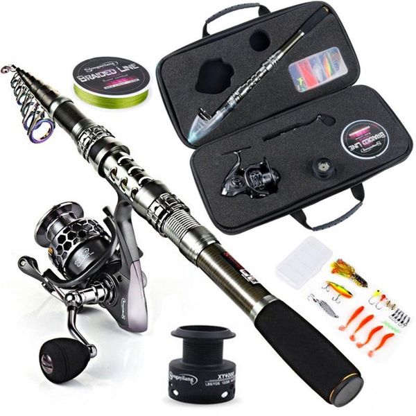 boat fishing rods sougayilang portable combo1.8-2.4mtelescopic rod and xy1000-5000 reel pole lure line bag sets for travel
boat fishing rods sougayilang portable combo1.8-2.4mtelescopic rod and xy1000-5000 reel pole lure line bag sets for travel