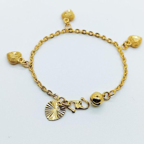 link, chain women girls yellow gold color link ball bracelet heart chains jewelry, Black
link, chain women girls yellow gold color link ball bracelet heart chains jewelry, Black