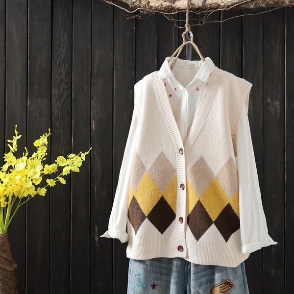 women's vests very soft wool cashmere v neck sleeveless sweater vest cardigan oversize korean fashion knit casual jacket 2021, Black;white
women's vests very soft wool cashmere v neck sleeveless sweater vest cardigan oversize korean fashion knit casual jacket 2021, Black;white