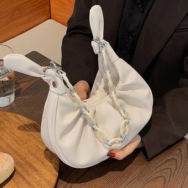 evening bags elegant female folds tote bag 2021 fashion pu leather women's designer handbag travel shoulder messenger
evening bags elegant female folds tote bag 2021 fashion pu leather women's designer handbag travel shoulder messenger