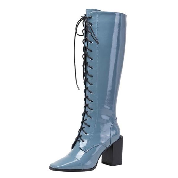 boots fanyuan 2021 autumn winter zipper square toe knee high spring comfortable flat heel fashion women's shoes, Black
boots fanyuan 2021 autumn winter zipper square toe knee high spring comfortable flat heel fashion women's shoes, Black