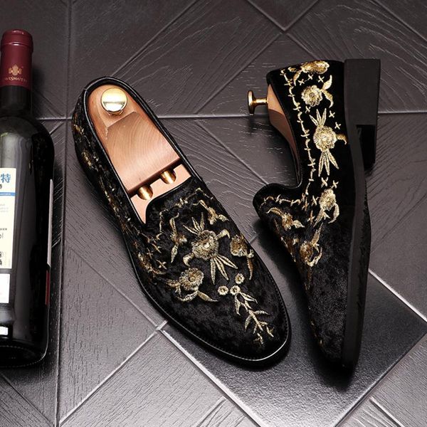 dress shoes men's embroidery velvet wedding formal office sapato social masculino party business prom footwear zapatos hombre, Black
dress shoes men's embroidery velvet wedding formal office sapato social masculino party business prom footwear zapatos hombre, Black