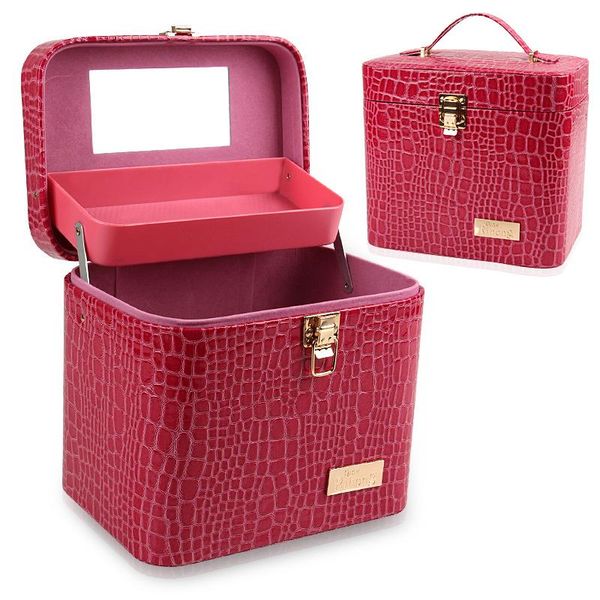 large capacity cosmetic storage bag women makeup case with mirror travel organizer trunk toiletry bags waterproof gift box & cases
large capacity cosmetic storage bag women makeup case with mirror travel organizer trunk toiletry bags waterproof gift box & cases