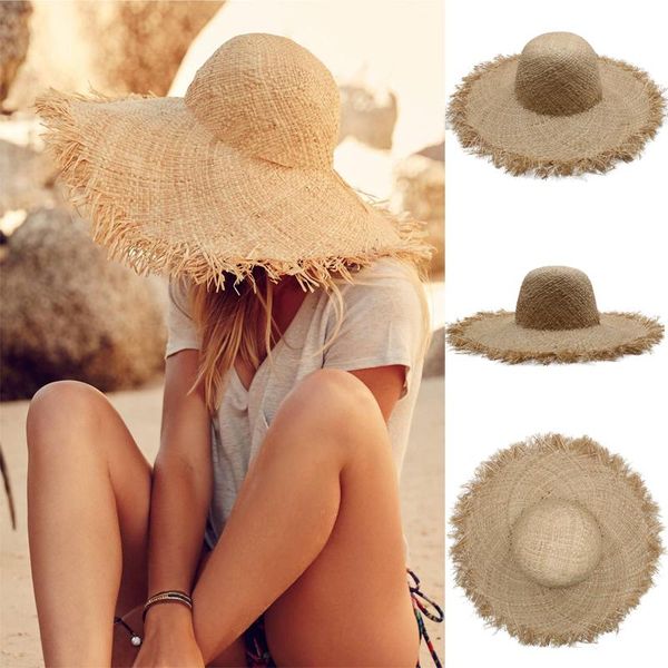 wide brim hats women soft straw floppy summer sunhat beach sombrero caps travel sunbonnet outdoor size us 7 1/8 uk m, Blue;gray
wide brim hats women soft straw floppy summer sunhat beach sombrero caps travel sunbonnet outdoor size us 7 1/8 uk m, Blue;gray