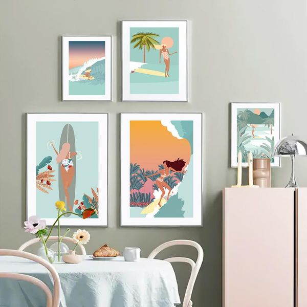 paintings cartoon girl surf canvas painting tropical coconut tree wall art swimsuit posters and prints pictures for living room decor
paintings cartoon girl surf canvas painting tropical coconut tree wall art swimsuit posters and prints pictures for living room decor