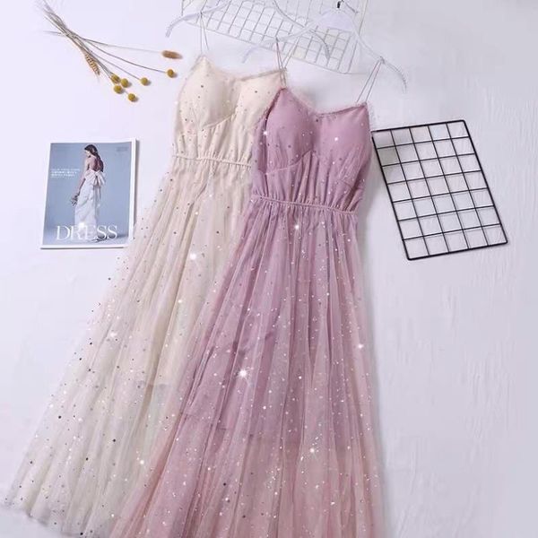 casual dresses holiday summer shining beach 2021 sweet mesh long women's strap sequins dress female vestidos rh146, Black;gray
casual dresses holiday summer shining beach 2021 sweet mesh long women's strap sequins dress female vestidos rh146, Black;gray