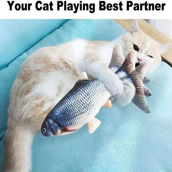 moving fish electric cat toys nip chew plush toy shape stuffed pillow bite flop wagging happy
moving fish electric cat toys nip chew plush toy shape stuffed pillow bite flop wagging happy