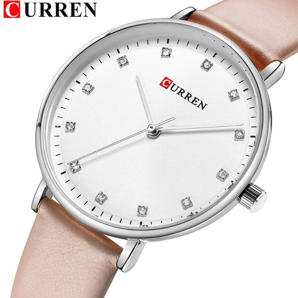 wristwatches women watches curren ladies watch gift for leather strap wristwatch fashion female clock 9023, Slivery;brown
wristwatches women watches curren ladies watch gift for leather strap wristwatch fashion female clock 9023, Slivery;brown