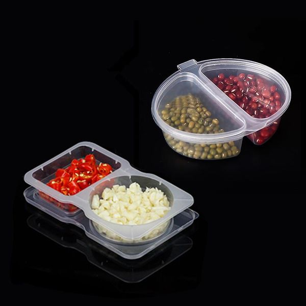 disposable cups & straws 20pcs sauce box double grid transparent plastic boxes 140ml 100ml seasoning packing olive oil chili cup with lid
disposable cups & straws 20pcs sauce box double grid transparent plastic boxes 140ml 100ml seasoning packing olive oil chili cup with lid