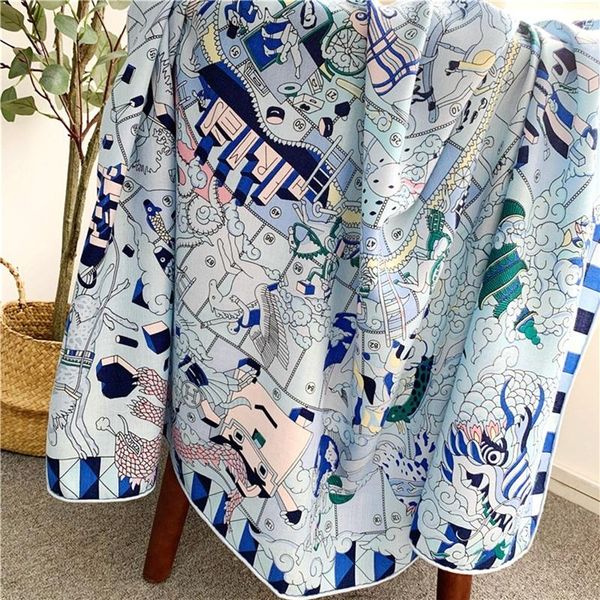 scarves large square wool scarf shawl cape 135*135cm fashion prints women winter warm wraps foulard, Blue;gray
scarves large square wool scarf shawl cape 135*135cm fashion prints women winter warm wraps foulard, Blue;gray