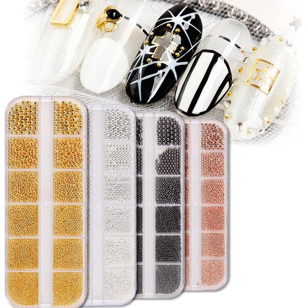 nail art decorations 1 box micro balls 0.8mm-3mm crystal caviar beads stainless steel rose gold sliver 3d rhinestone, Silver;gold
nail art decorations 1 box micro balls 0.8mm-3mm crystal caviar beads stainless steel rose gold sliver 3d rhinestone, Silver;gold