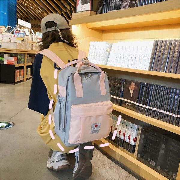 backpack 2021 waterproof shoulder bag female ins school high student korean version of the portable dual-use
backpack 2021 waterproof shoulder bag female ins school high student korean version of the portable dual-use