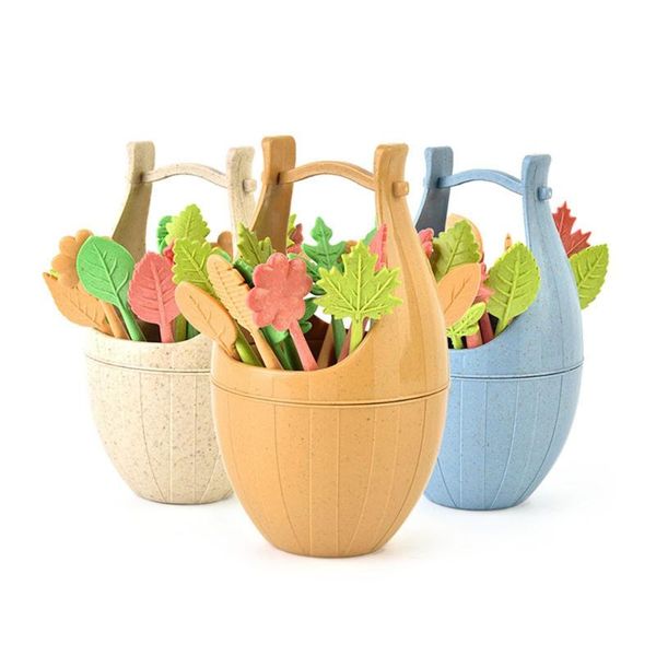 forks 16pc/set mini storage bucket fruit fork set cocktail supplies cake dessert salad holder plant shape kitchen toothpicks
forks 16pc/set mini storage bucket fruit fork set cocktail supplies cake dessert salad holder plant shape kitchen toothpicks