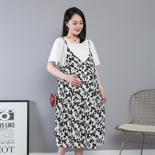 plus size pregnant women's fashion fake two loose skirts mom go out party costume sweet holiday clothes maternity dresses, White
plus size pregnant women's fashion fake two loose skirts mom go out party costume sweet holiday clothes maternity dresses, White