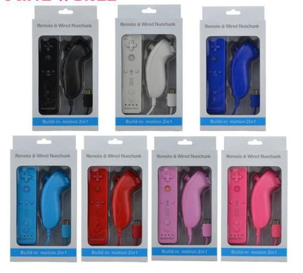 game controllers 2 in 1 retail built in motion plus remote and nunchuck controller for nintendo wii games
game controllers 2 in 1 retail built in motion plus remote and nunchuck controller for nintendo wii games