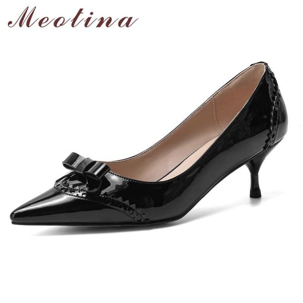 dress shoes meotina high heels women pumps patent leather thin party fashion bow pointed toe ladies black size 34-39
dress shoes meotina high heels women pumps patent leather thin party fashion bow pointed toe ladies black size 34-39