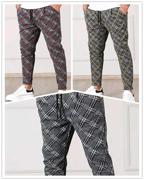 men's pants european and american men slimming personality 3d digital print drawstring leisure sports plaid, Black
men's pants european and american men slimming personality 3d digital print drawstring leisure sports plaid, Black