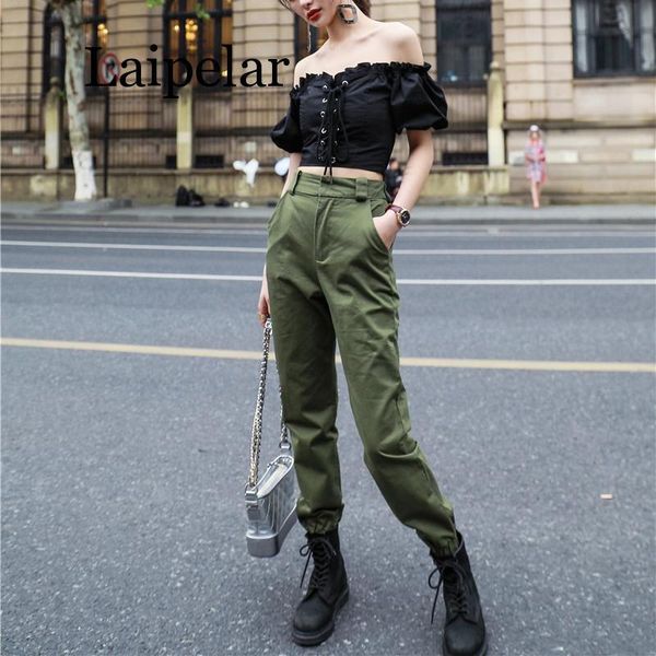 women's pants & capris laipelar high waist camo black joggers women chain cargo trousers camouflage korean fashion, Black;white
women's pants & capris laipelar high waist camo black joggers women chain cargo trousers camouflage korean fashion, Black;white