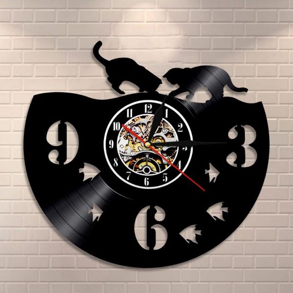 wall clocks cat and fish baby room art watch gone fishing record clock home decor kittens abstract
wall clocks cat and fish baby room art watch gone fishing record clock home decor kittens abstract