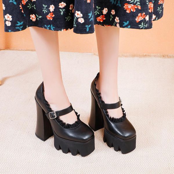 dress shoes heels high women's thick spring and summer 2021 one-line buckle lace mesh versatile shallow mouth single, Black
dress shoes heels high women's thick spring and summer 2021 one-line buckle lace mesh versatile shallow mouth single, Black