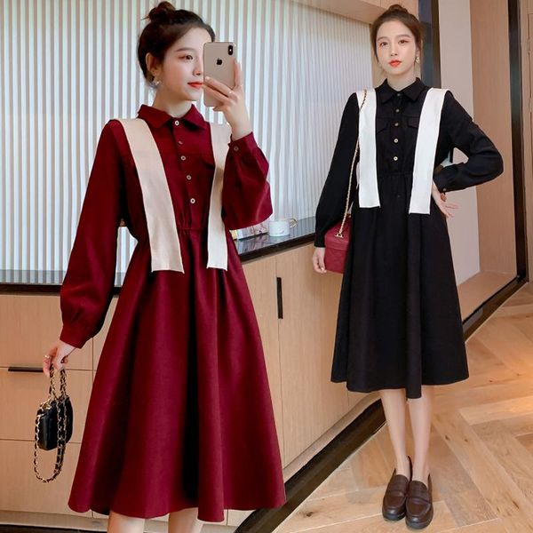 maternity dresses 5827# clothes spring autumn long sleeve mid-long loose stylish dress for pregnant women mom, White
maternity dresses 5827# clothes spring autumn long sleeve mid-long loose stylish dress for pregnant women mom, White