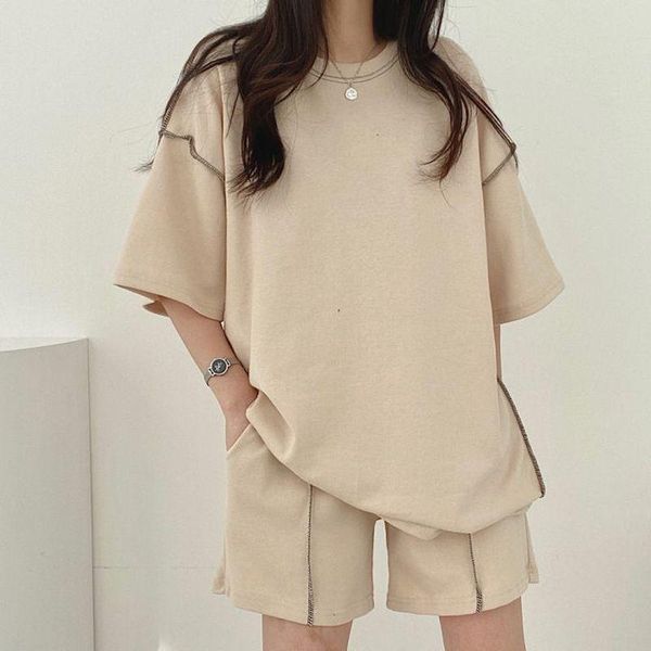 gym clothing cotton solid color casual sportswear suit women summer 2021 fashion ladies loose two-piece polyester sweat suits, White;black
gym clothing cotton solid color casual sportswear suit women summer 2021 fashion ladies loose two-piece polyester sweat suits, White;black