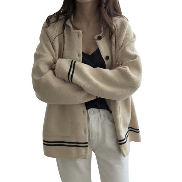 women's knits & tees thicken casual fashion knitted cardigans sweater women solid basic autumn winter jumpers 2021 long sleeve button v, White
women's knits & tees thicken casual fashion knitted cardigans sweater women solid basic autumn winter jumpers 2021 long sleeve button v, White